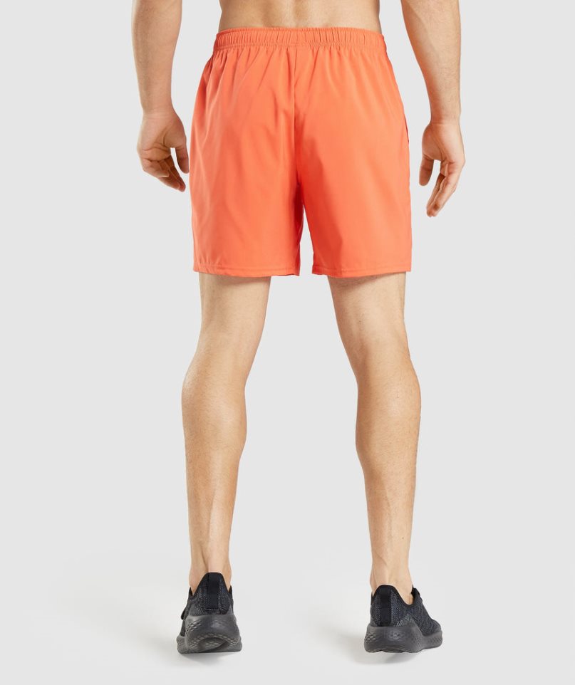 Men's Gymshark Arrival Shorts Orange | CA DN710A